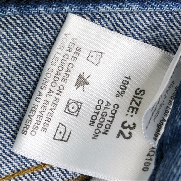 BETRO butterfly high-rise distressed tapered leg jeans - Picture 6 of 14